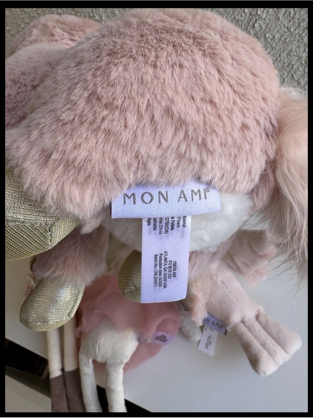 Lot 4 MON AMI Plush Cowgirl, Princess Kitty, Bird, Pink Cali Cat - Picture 5 of 5